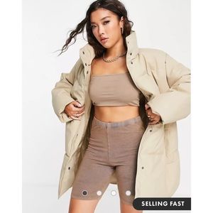 ASOS Rubberized Winter Jacket